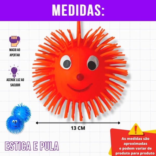 Imagem de Bola Ioiô Com Luz Bolinha Macia Infantil Brinquedo