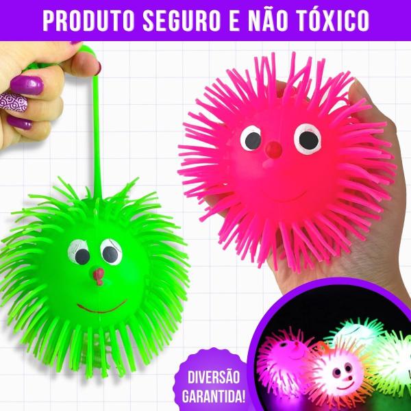 Imagem de Bola Ioiô Com Luz Bolinha Macia Infantil Brinquedo