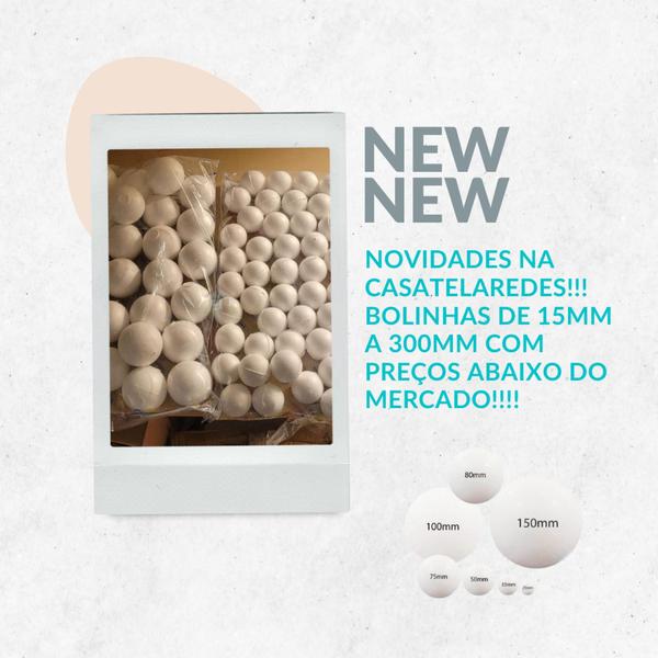 Bola Isopor Oca DIY Trabalhos Manuais Decoração 175mm - CasaTelaRedes Imagem de Bola Isopor Oca DIY Trabalhos Manuais Decoração 175mm