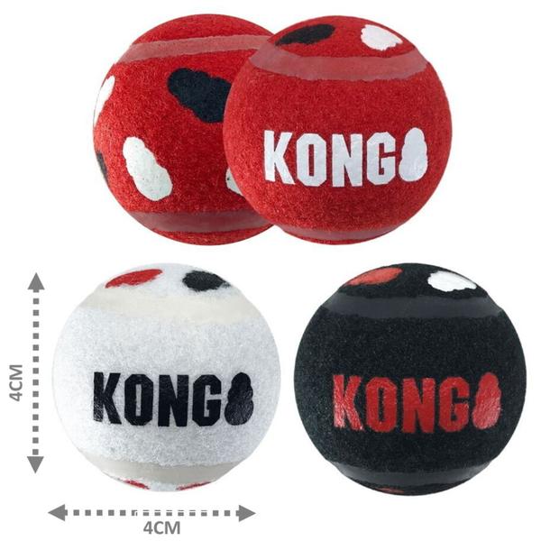 Imagem de Bola Kong Signature Sport Balls 3 Unidades - Extra Pequeno