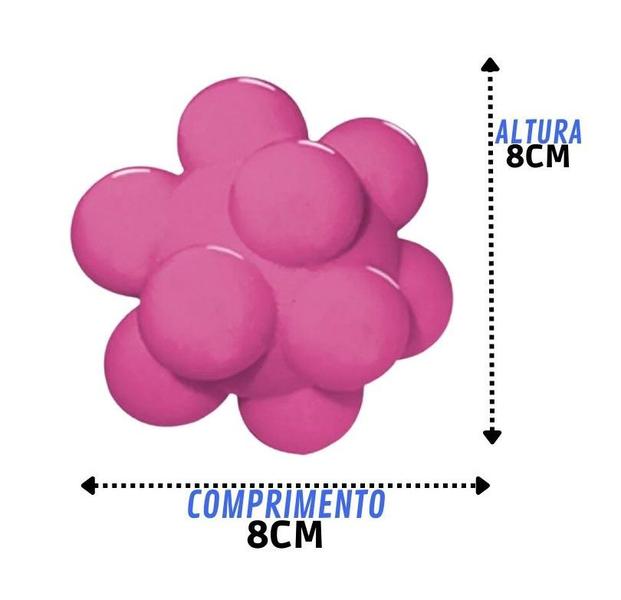 Imagem de Bola Maciça Furacão Pet Meteoro Rosa G