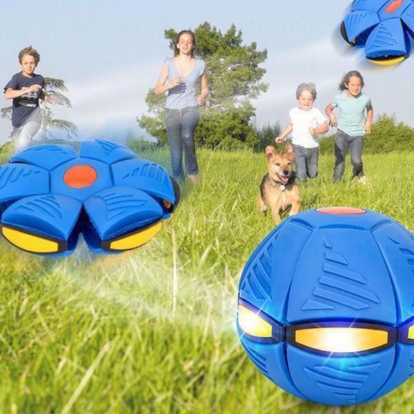 Imagem de Bola Mágica Disco Voador Frisbee Brinquedo Ar Livre Com Led - ARK TOYS