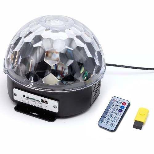 Bola Maluca Led 20W Rgb Mp3 Controle Remoto Pen Drive 32mb - Lorben Imagem de Bola Maluca Led 20W Rgb Mp3 Controle Remoto Pen Drive 32mb