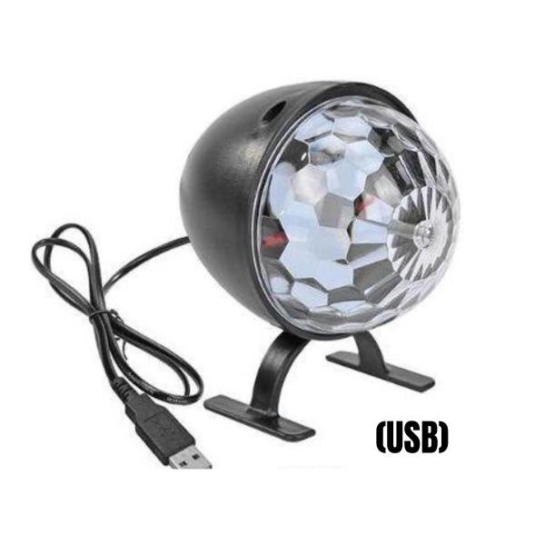 Imagem de Bola Maluca Led Rgb Dmx Rítmico Iluminação Balada Festa USB