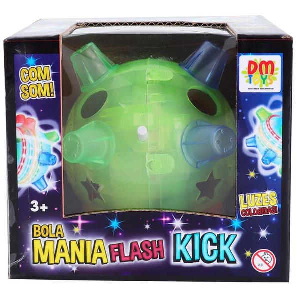 Imagem de Bola Maluca Mania Flash Kick Com Som E Luzes Colorida