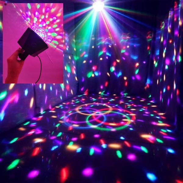 Imagem de  Bola Maluca Mini Globo Jogo De Luz Led Rgb Festa Com Controle CYL5862