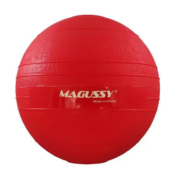 Imagem de Bola Medicine Magussy Borracha 3Kg Vermelha