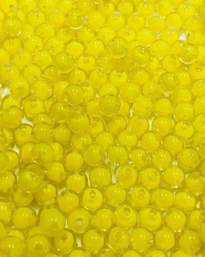Imagem de Bola Miolo Colorido Amarelo Citrine Miçanga 8mm Candy 50g