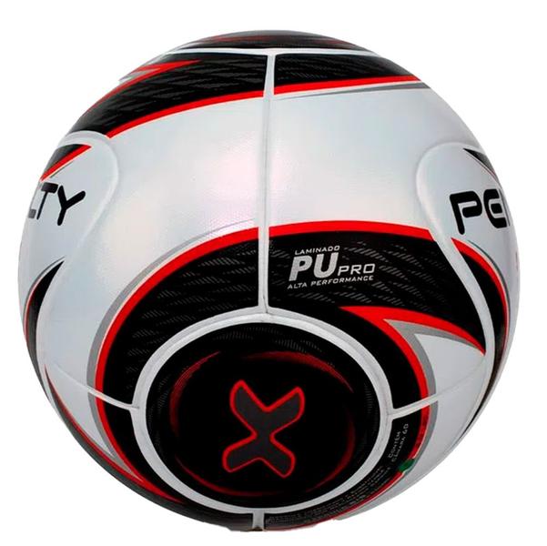 Imagem de Bola Oficial Penalty Futsal Max 1000 XXII Branco Preto Vermelho