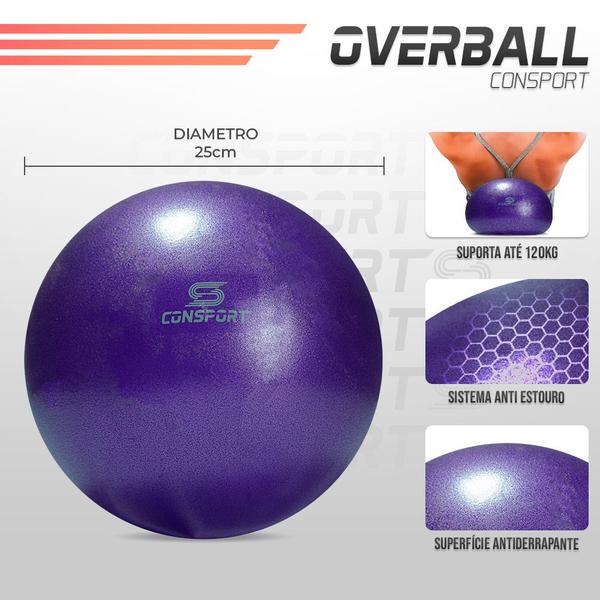 Imagem de Bola Overball Softgym Bola Para Pilates / Pilates / Fisioterapia 25cm