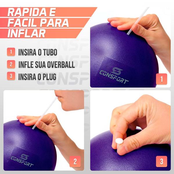 Imagem de Bola Overball Softgym Bola Para Pilates / Pilates / Fisioterapia 25cm