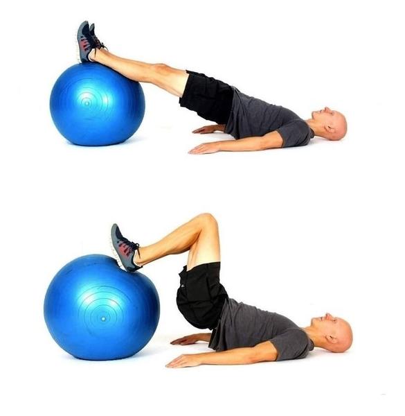 Imagem de Bola P/ Exercicios Fisicos Alongamento Fisioterapia Pilates