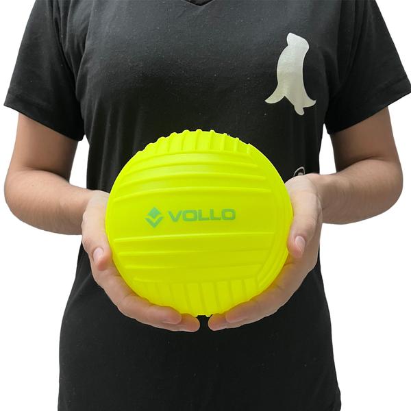 Imagem de Bola Para Atividade Aquáticas Polo Aquático 20cm VV015-2 Vollo Sports Com Relevo Amarela