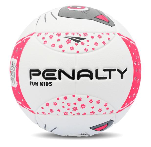 Imagem de Bola Penalty Infantil Fun Kids XXIII Rosa Futsal 200 Gatinha Nina