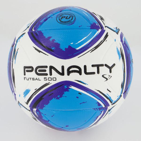 Imagem de Bola Penalty S11 R2 XXIV Futsal Branca e Azul