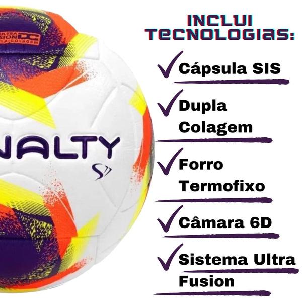 Imagem de Bola Penalty Society Oficial S11 R2 XXIII + Bomba + Rede 5M Fio 2