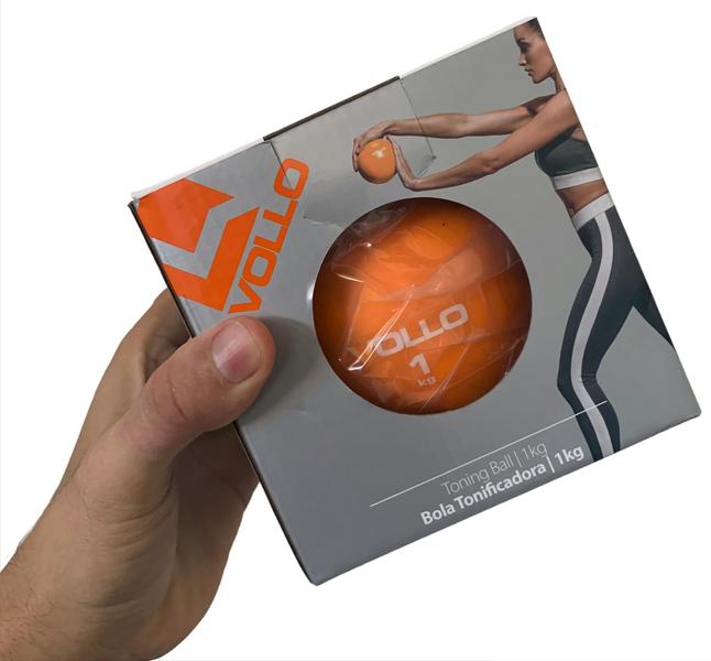 Imagem de Bola Peso Tonning Ball Heavy Soft  Vollo Sports VP1061 1Kg Pilates