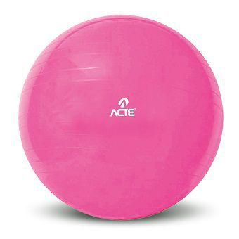 Imagem de Bola Pilates 65cm, Rosa, Com Bomba de Ar, T9-RS, Acte Sports