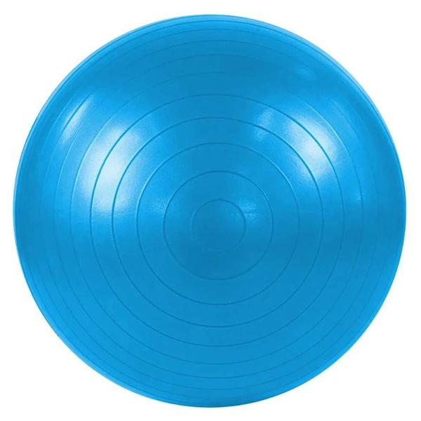 Bola Pilates Suica 65 Cm com Ilustracao de Exercicios Cor Azul Liveup Sports Imagem de Bola Pilates Suica 65 Cm com Ilustracao de Exercicios Cor Azul Liveup Sports