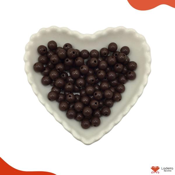 Bola Plastica Leitosa Passante 08mm Com 500Gr - LADEIRA BIJUTERIAS Imagem de Bola Plastica Leitosa Passante 08mm Com 500Gr