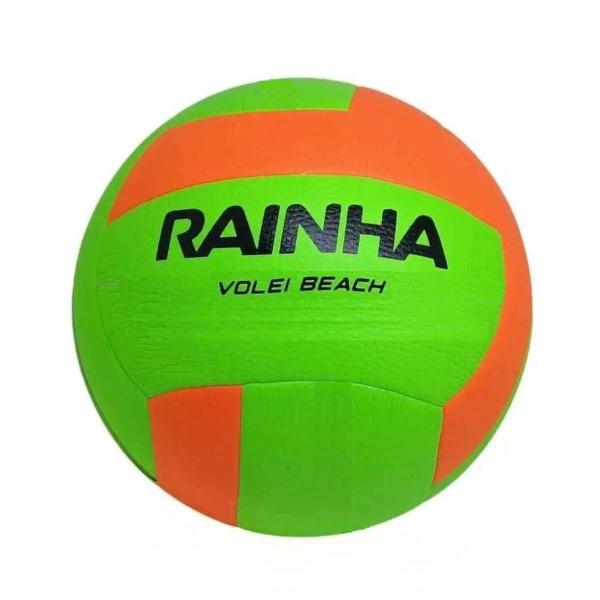 Imagem de Bola Rainha Beach Vôlei Oficial - Verde e Laranja