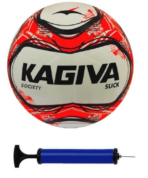 Imagem de Bola Society Kagiva Slick Vermelha + 1 Bomba de Ar