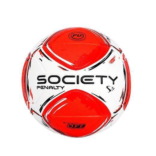 Imagem de Bola Society Penalty S11 R2 Xxiv Branco/Vermelho/Preto St