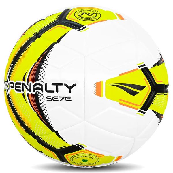 Imagem de Bola Society Penalty Se7e Ultra Fusion XXIV Cor: Branco E Amarelo