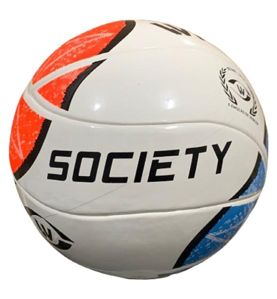 Imagem de Bola Society Winner Oficial Fusion - Bc/lj/az + Bomba de Ar