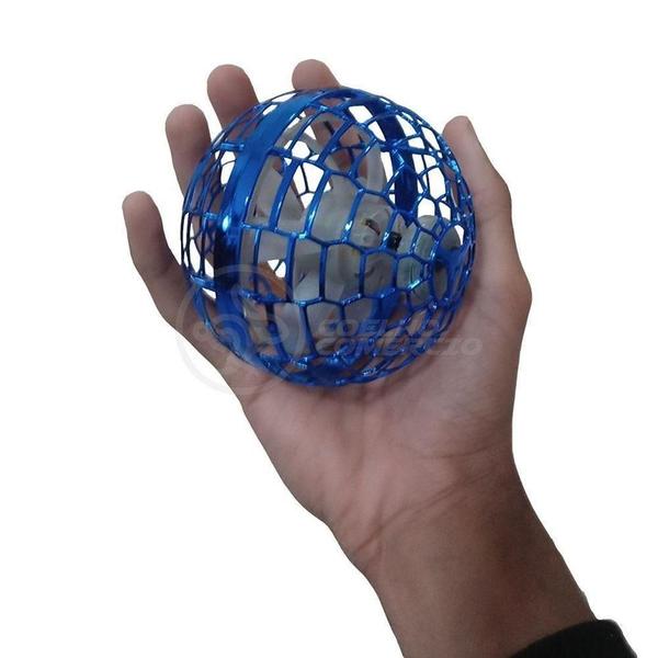 Bola Spinner Voadora Led Divertido Boomerang Drone Azul - SMART TECH Imagem de Bola Spinner Voadora Led Divertido Boomerang Drone Azul