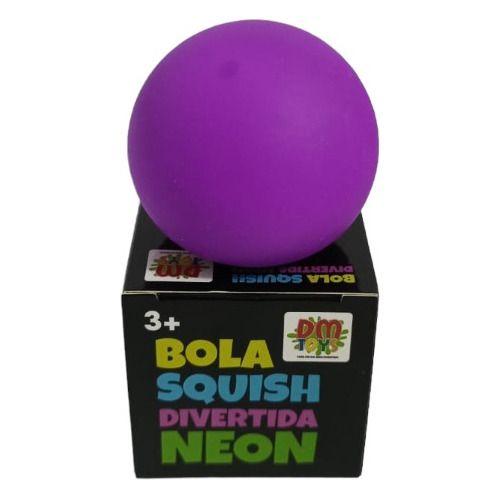 Imagem de Bola Squish Elástica Sensorial Fidget Toy Várias Cores Neon