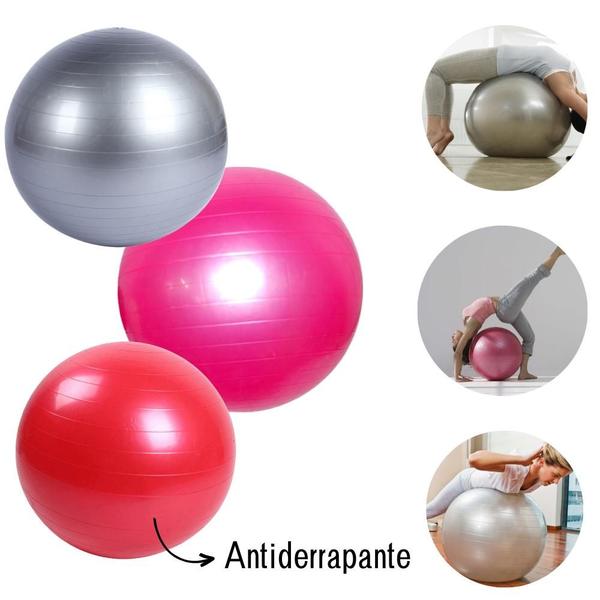 Imagem de Bola Suiça De Pilates Para Alongamento Antiderrapante