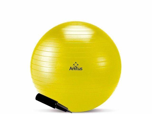 Imagem de Bola Suíça para Pilates 45cm com Bomba de Ar - Anti-Burst  - Arktus