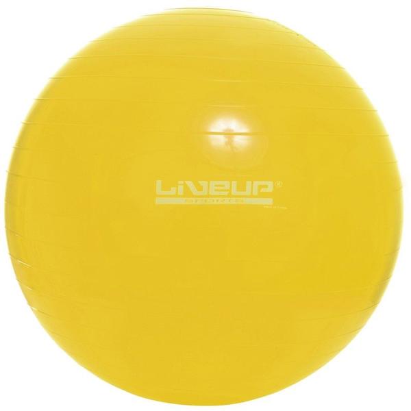 Imagem de Bola Suíça para Pilates 75 cm LIVEUP LS3221 75 Amarelo