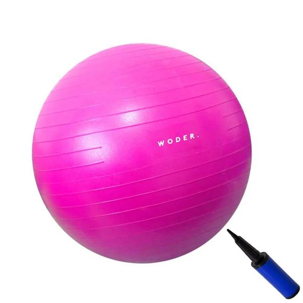 Imagem de Bola Suiça Pilates Yoga Abdominal Ball 55cm Com Bomba Woder