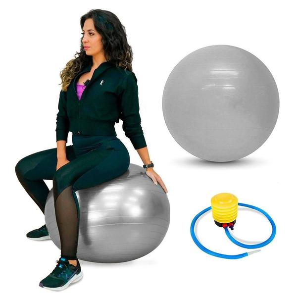 Bola Suiça Pilates Yoga Abdominal Fitness 75cm UP-99817 - NEHC Imagem de Bola Suiça Pilates Yoga Abdominal Fitness 75cm UP-99817