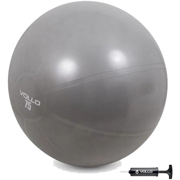 Imagem de Bola Suíça Pilates Yoga Gym Ball - Com Bomba 75cm Vollo