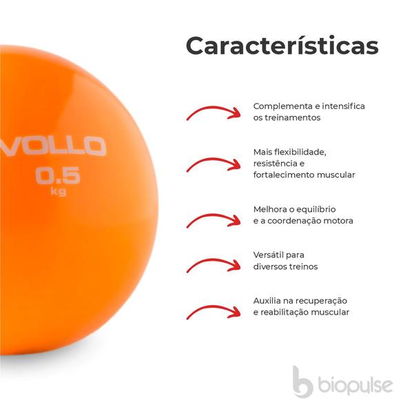 Imagem de Bola Tonificadora 0,5kg Vollo