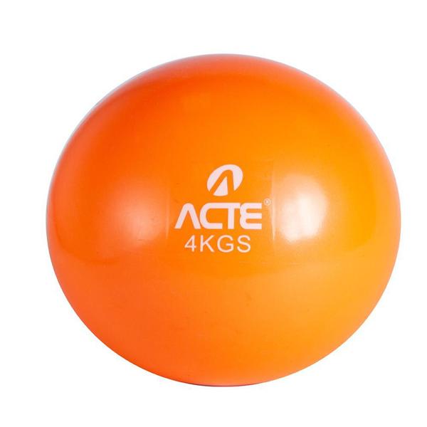 Imagem de Bola Tonificadora Laranja com 4Kg Acte Sports