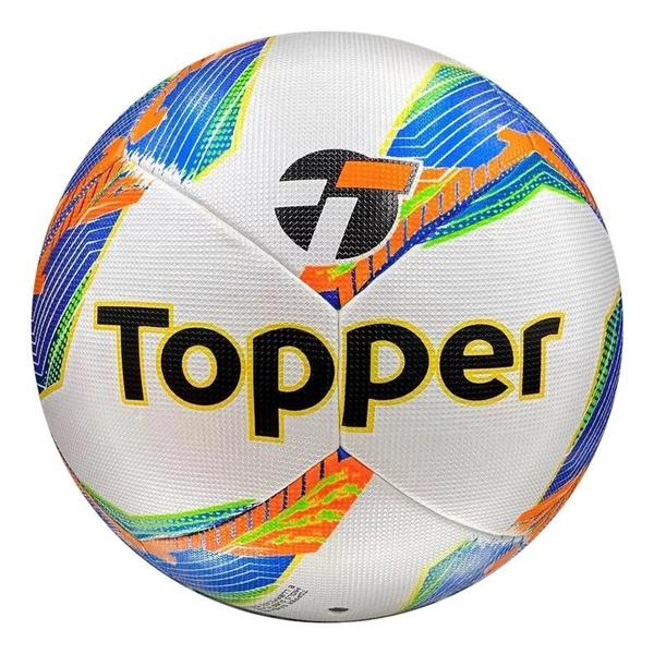 Imagem de Bola Topper Samba Pro - unissex - branco e laranja