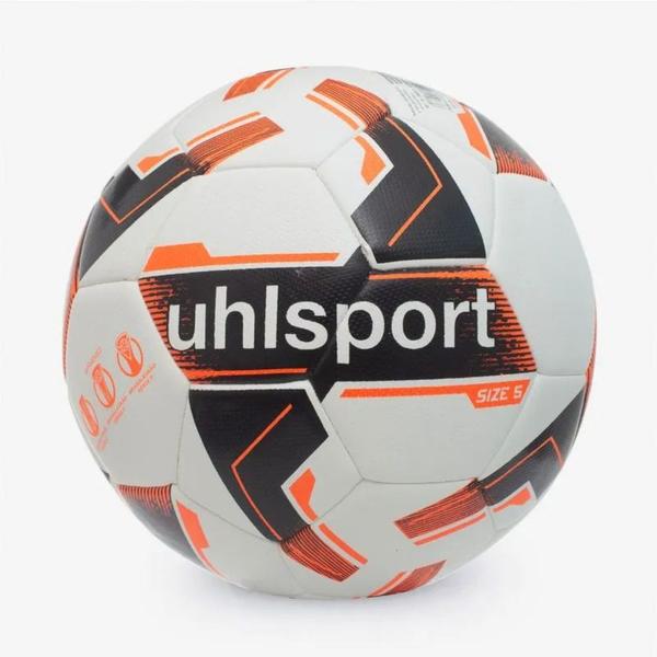 Imagem de Bola Uhlsport Campo Synergy Branco/Laranja