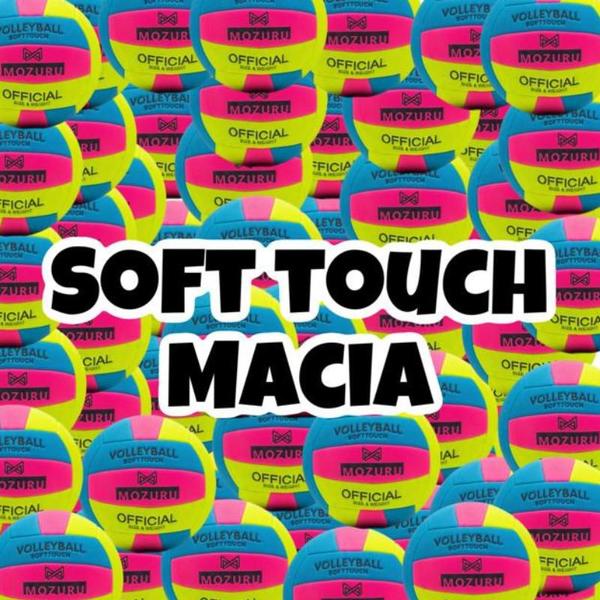 Imagem de Bola Volei Macia Soft Touch Tamanho Padrao Oficial