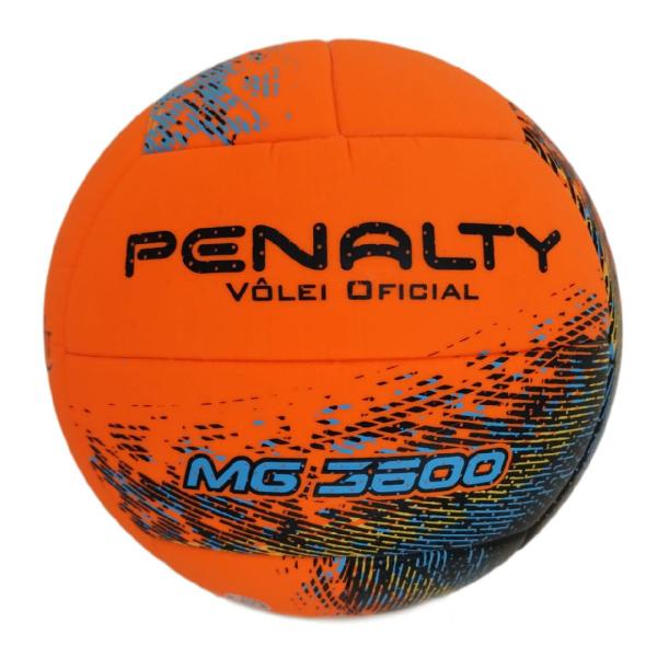 Imagem de Bola Vôlei Penalty - Mg 3600 Xxi - Amarelo + Bomba de Ar