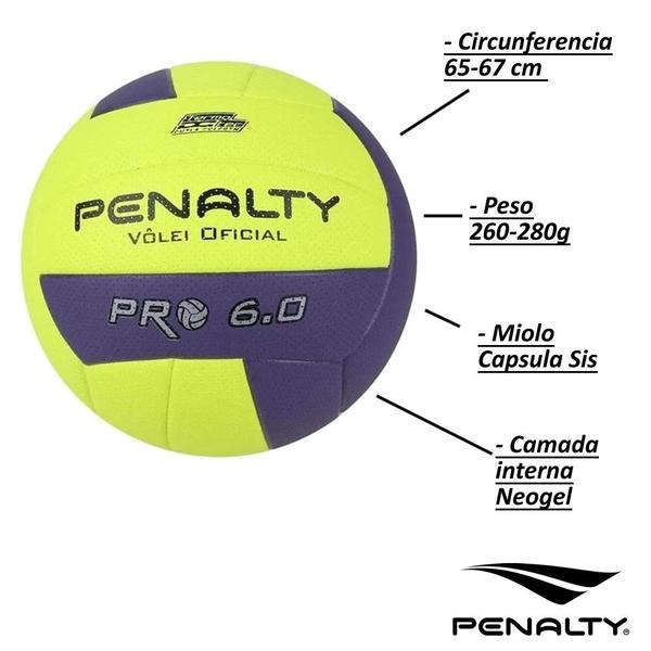 Imagem de Bola Volei Penalty Oficial 6.0 Pro Ix