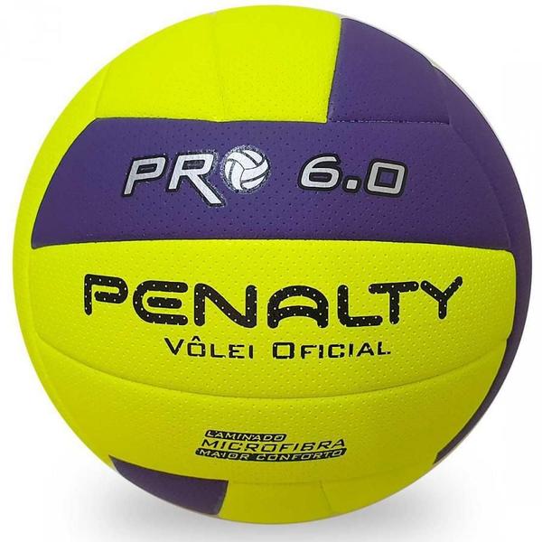 Imagem de Bola Vôlei Penalty Pro 6.0 X Amarela