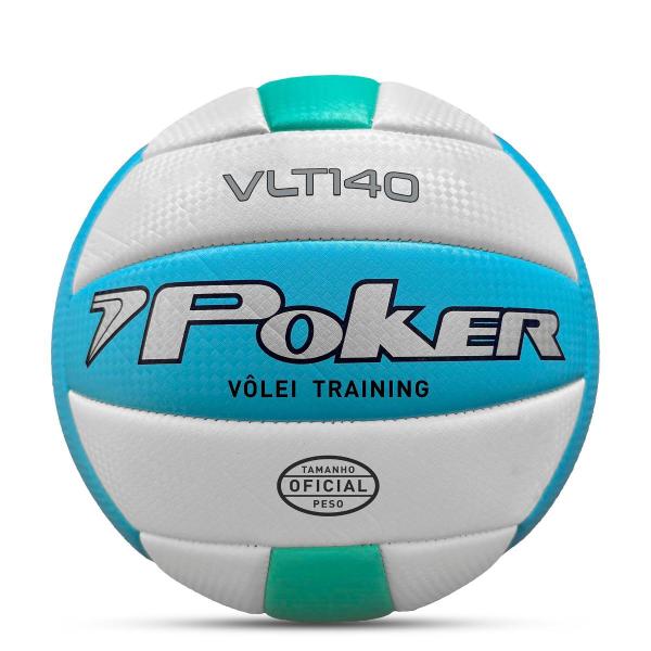 Imagem de Bola Vôlei Training VLT 140 Soft N4 Praia Quadra Válvula Removível Poker