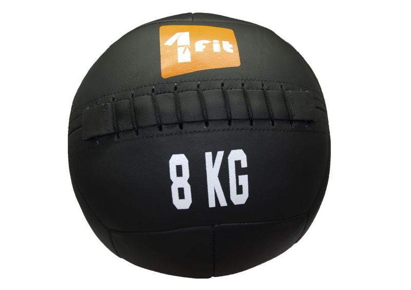 Imagem de Bola Wall Ball Peso Resistência 8kg Academia Treinamento Funcional 1 Fit