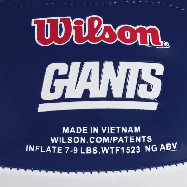 Imagem de Bola Wilson Futebol Americano NFL Mini Team Retro FB NY Giants