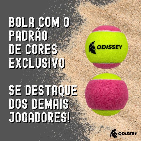 Imagem de Bolas Beach Tennis Kit 9 Unidades Profissional Bolinha Praia