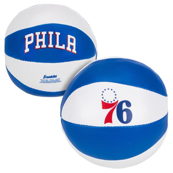 Imagem de Bolas de basquete de brinquedo Franklin Sports NBA Philadelphia 76ers 2 Pac